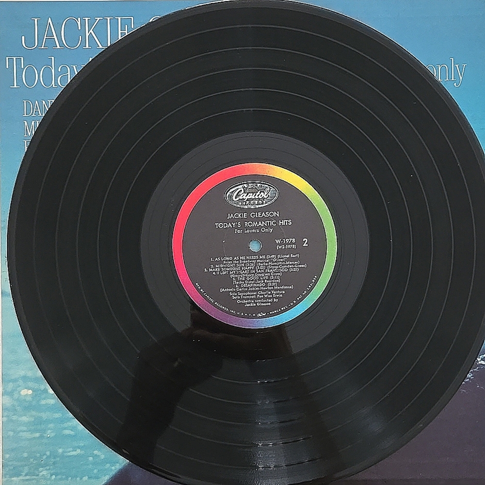 JACKIE GLEASON: today's romantic hits for lovers only CAPITOL 12" LP 33 RPM 1978 - Picture 4 of 4